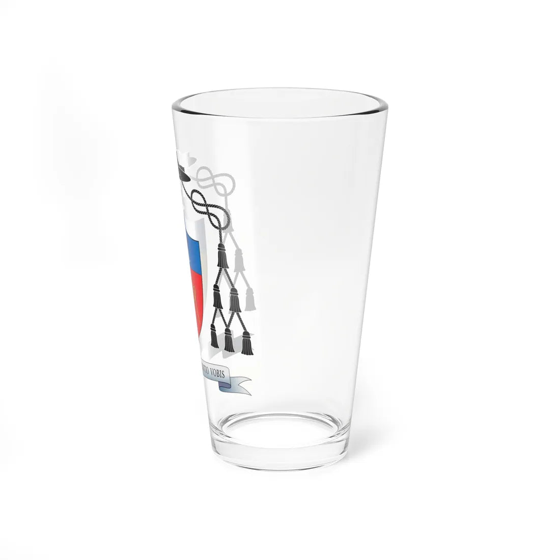 Escudo de Jacinto Inácio Flach (Spain) (Coat of Arms) Pint Glass 16oz - Go Mug Yourself
