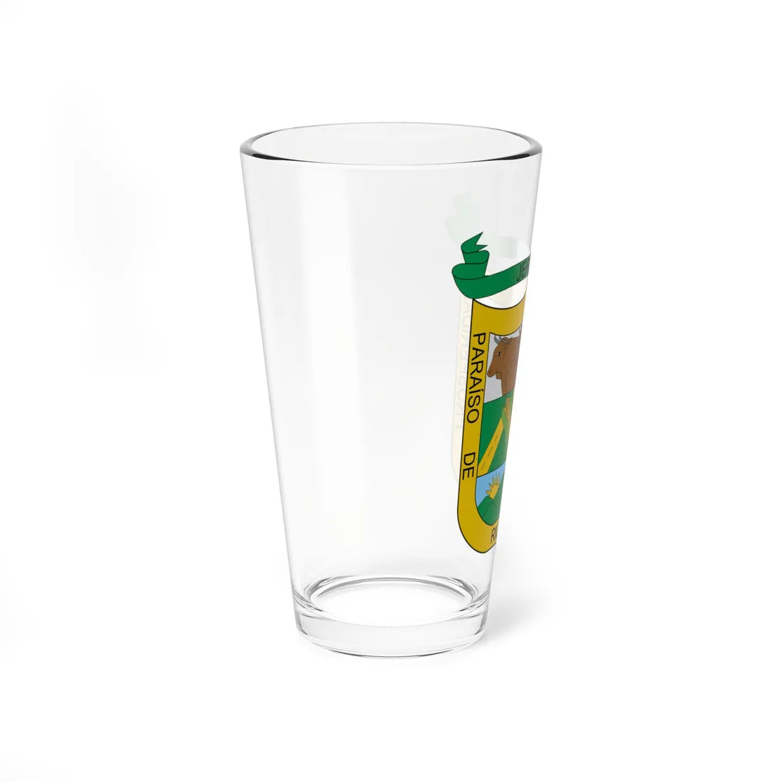 Escudo de Jerusalén Cundinamarca (Colombia) (Coat of Arms) Pint Glass 16oz - Go Mug Yourself