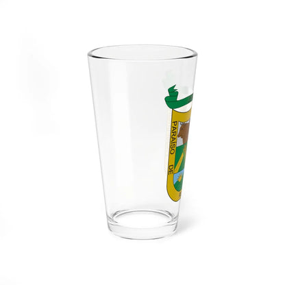 Escudo de Jerusalén Cundinamarca (Colombia) (Coat of Arms) Pint Glass 16oz - Go Mug Yourself