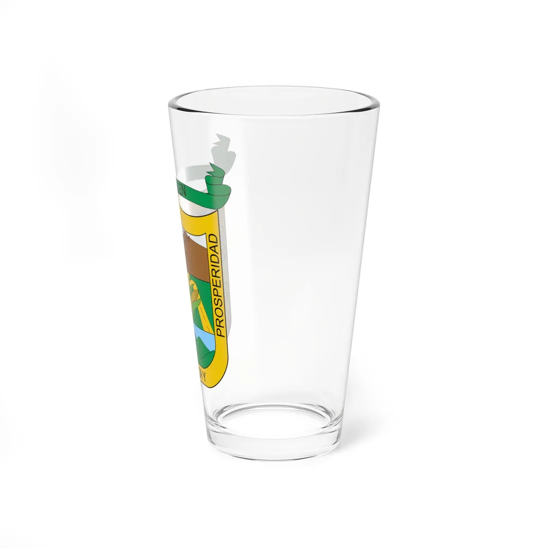 Escudo de Jerusalén Cundinamarca (Colombia) (Coat of Arms) Pint Glass 16oz - Go Mug Yourself