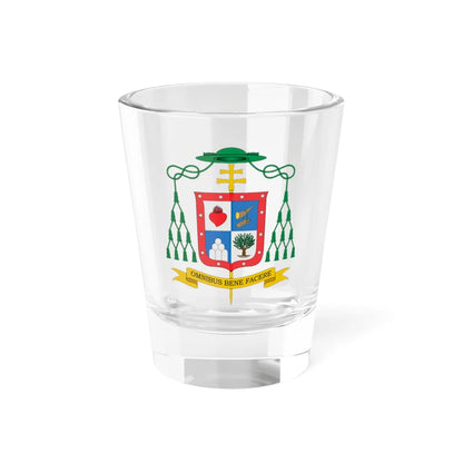 Escudo de Jesús Suárez Párraga (Spain) (Coat of Arms) Shot Glass 1.5oz 1.5oz - Go Mug Yourself