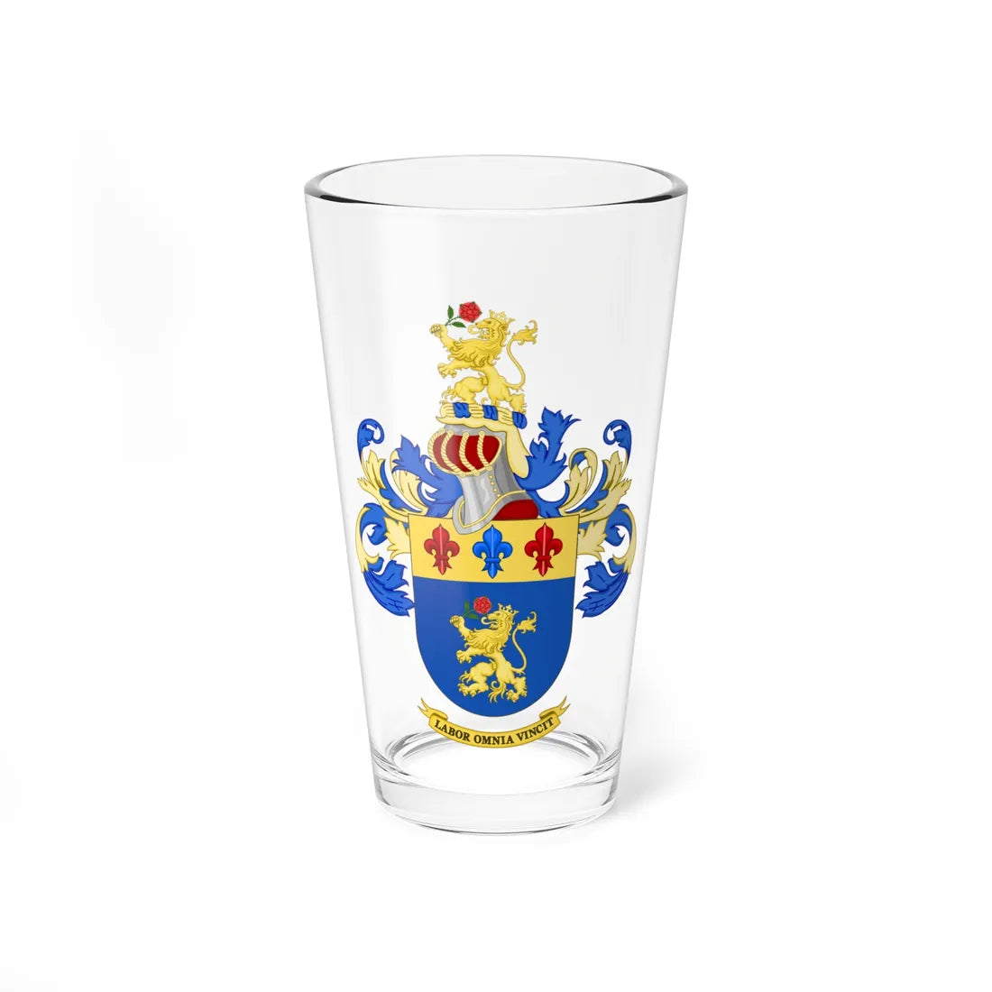 Escudo de Jimena Soledad Rosas (Argentina) (Coat of Arms) Pint Glass 16oz 16oz - Go Mug Yourself