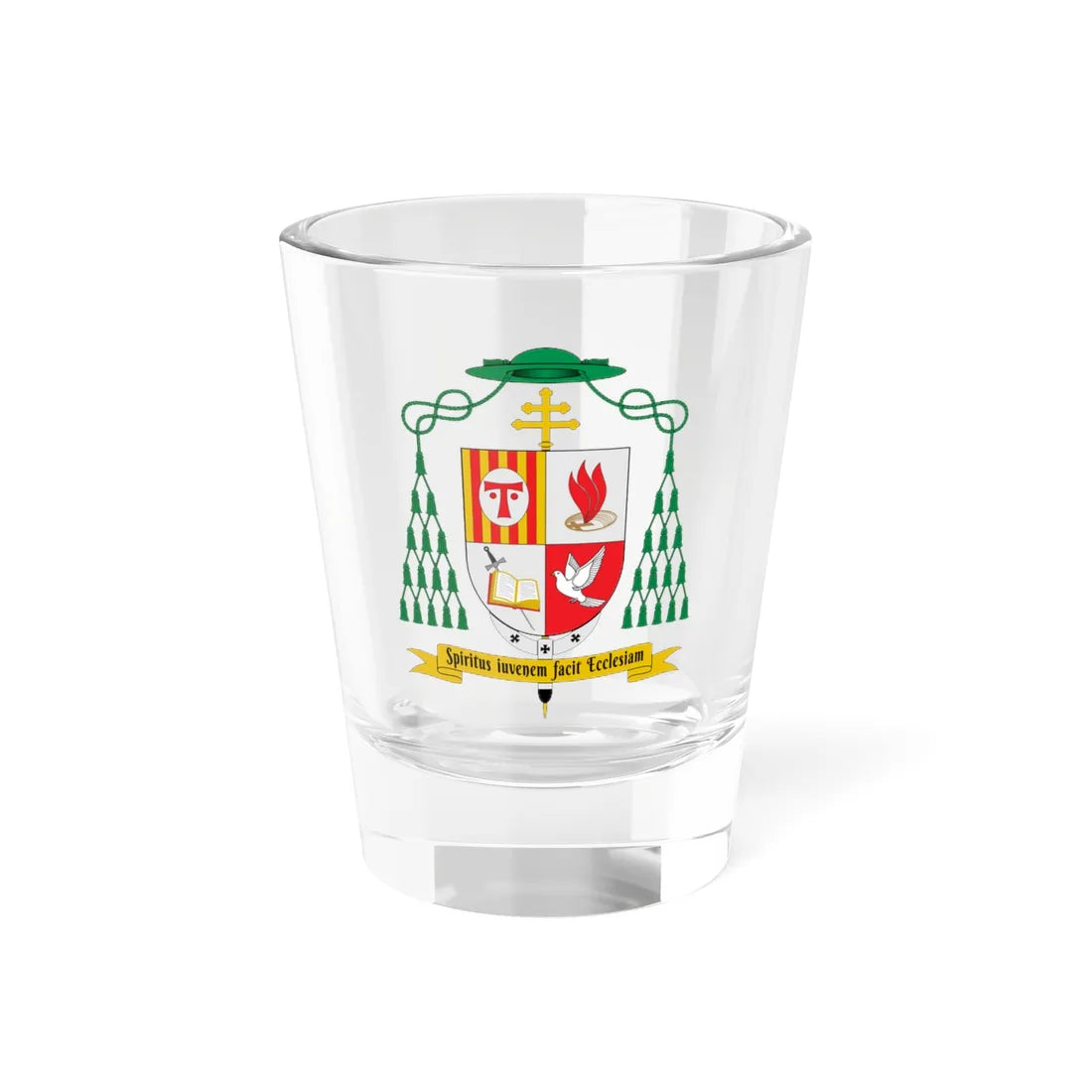 Escudo de Joan Planellas (Spain) (Coat of Arms) Shot Glass 1.5oz 1.5oz - Go Mug Yourself