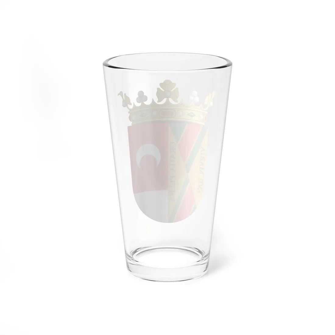 Escudo de Juan de Mendoza y Luna (Costa Rica) (Coat of Arms) Pint Glass 16oz - Go Mug Yourself