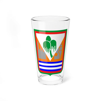 Escudo de Juan Lacaze (Uruguay) (Coat of Arms) Pint Glass 16oz 16oz - Go Mug Yourself