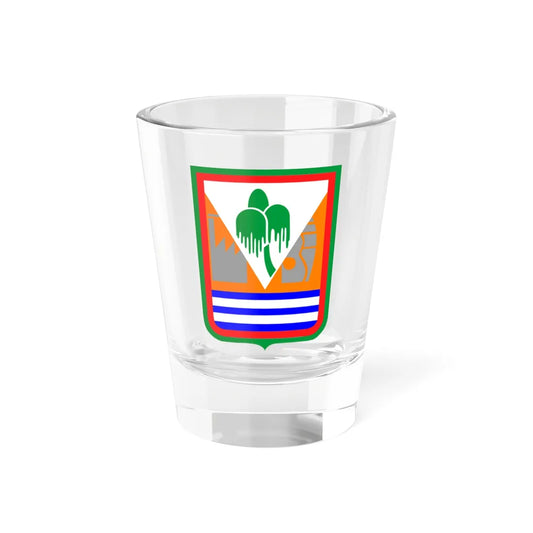 Escudo de Juan Lacaze (Uruguay) (Coat of Arms) Shot Glass 1.5oz 1.5oz - Go Mug Yourself