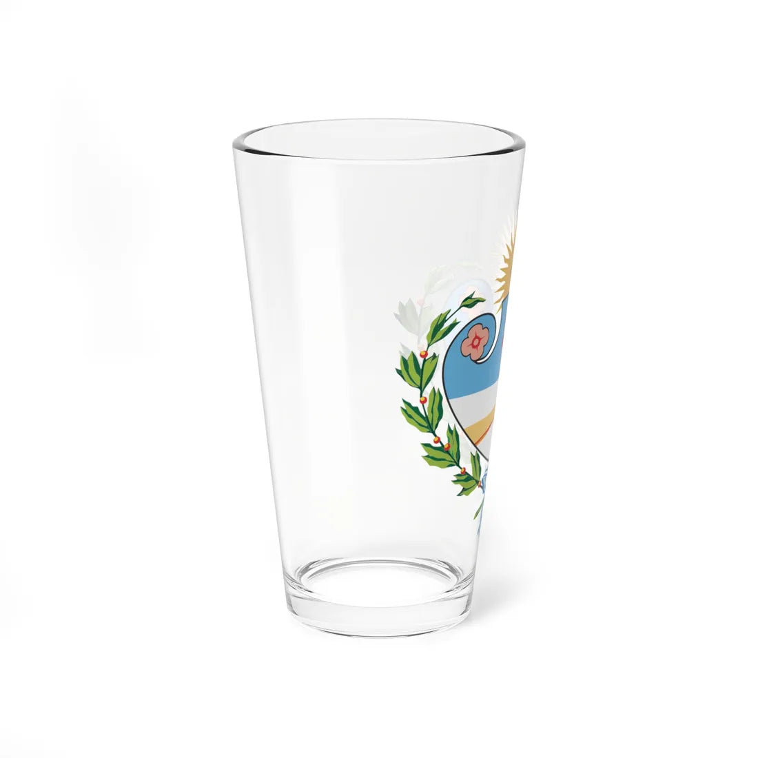 Escudo de jujuy color (Argentina) (Coat of Arms) Pint Glass 16oz - Go Mug Yourself