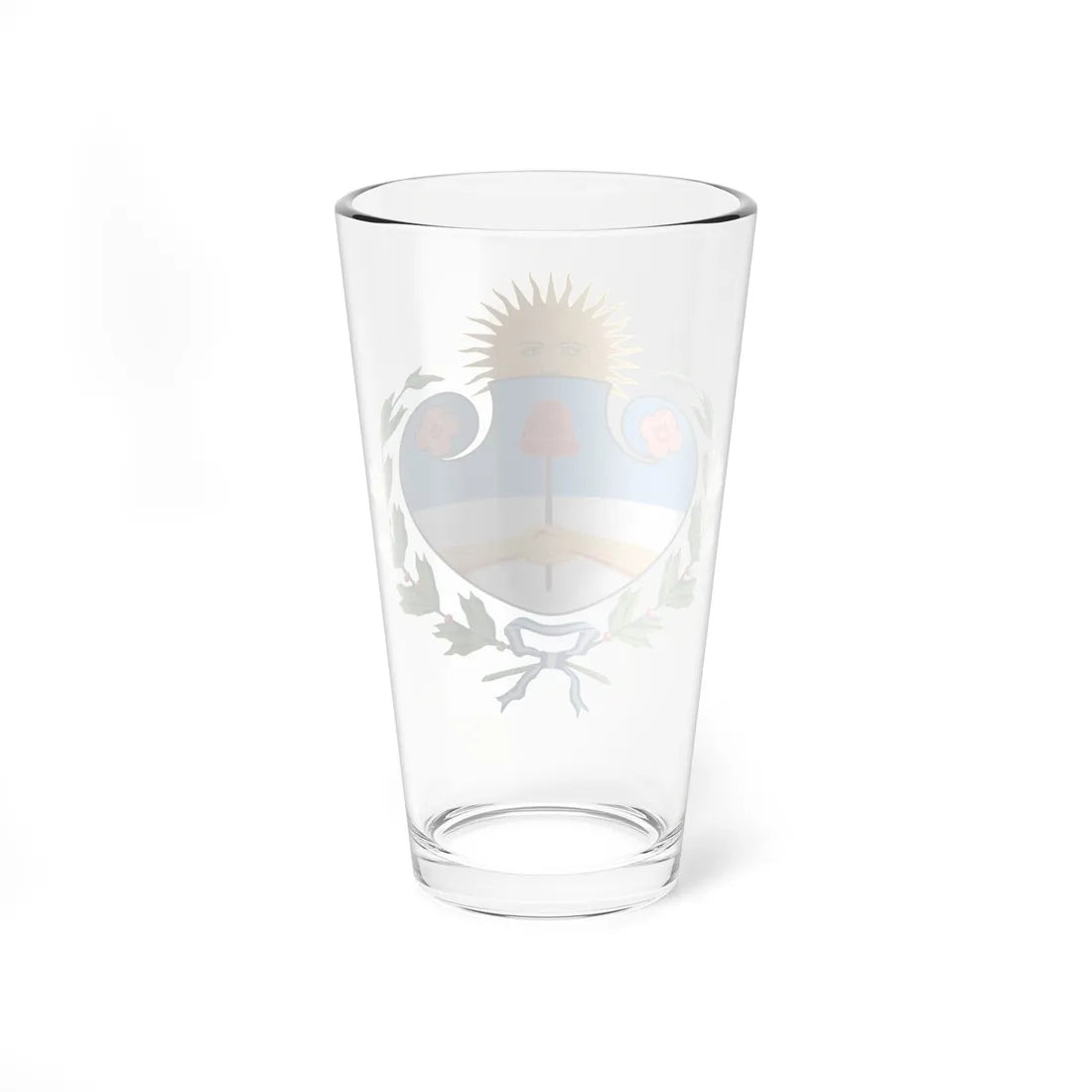 Escudo de jujuy color (Argentina) (Coat of Arms) Pint Glass 16oz - Go Mug Yourself