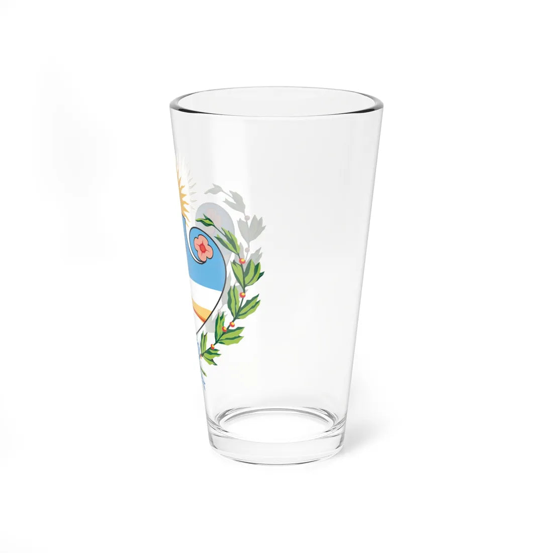 Escudo de jujuy color (Argentina) (Coat of Arms) Pint Glass 16oz - Go Mug Yourself
