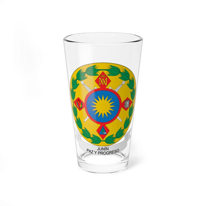 Escudo de Junín Cundinamarca (Colombia) (Coat of Arms) Pint Glass 16oz 16oz - Go Mug Yourself