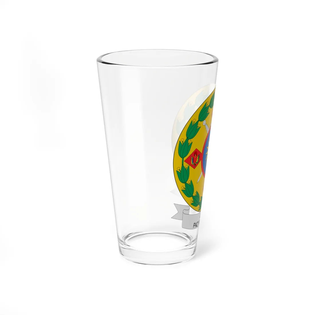 Escudo de Junín Cundinamarca (Colombia) (Coat of Arms) Pint Glass 16oz - Go Mug Yourself
