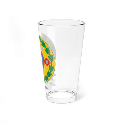 Escudo de Junín Cundinamarca (Colombia) (Coat of Arms) Pint Glass 16oz - Go Mug Yourself