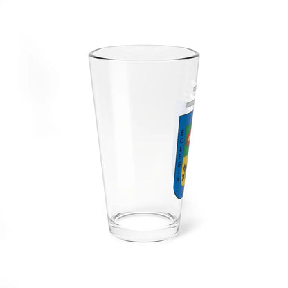 Escudo de la Arquidiócesis de Bucaramanga (Colombia) (Coat of Arms) Pint Glass 16oz - Go Mug Yourself