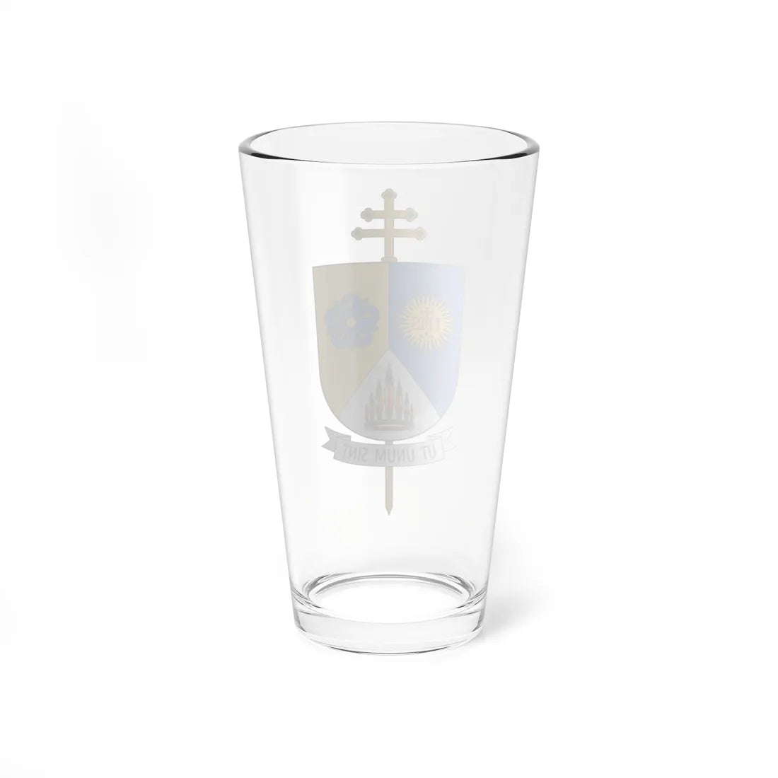 Escudo de la arquidiócesis de Florencia Colombia (Colombia) (Coat of Arms) Pint Glass 16oz - Go Mug Yourself
