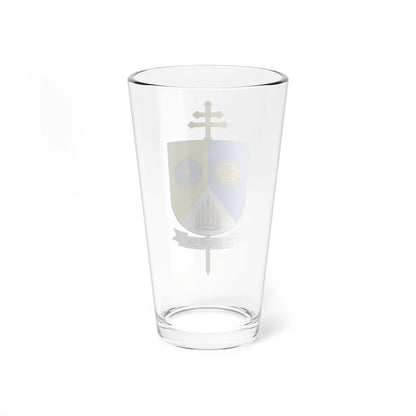 Escudo de la arquidiócesis de Florencia Colombia (Colombia) (Coat of Arms) Pint Glass 16oz - Go Mug Yourself