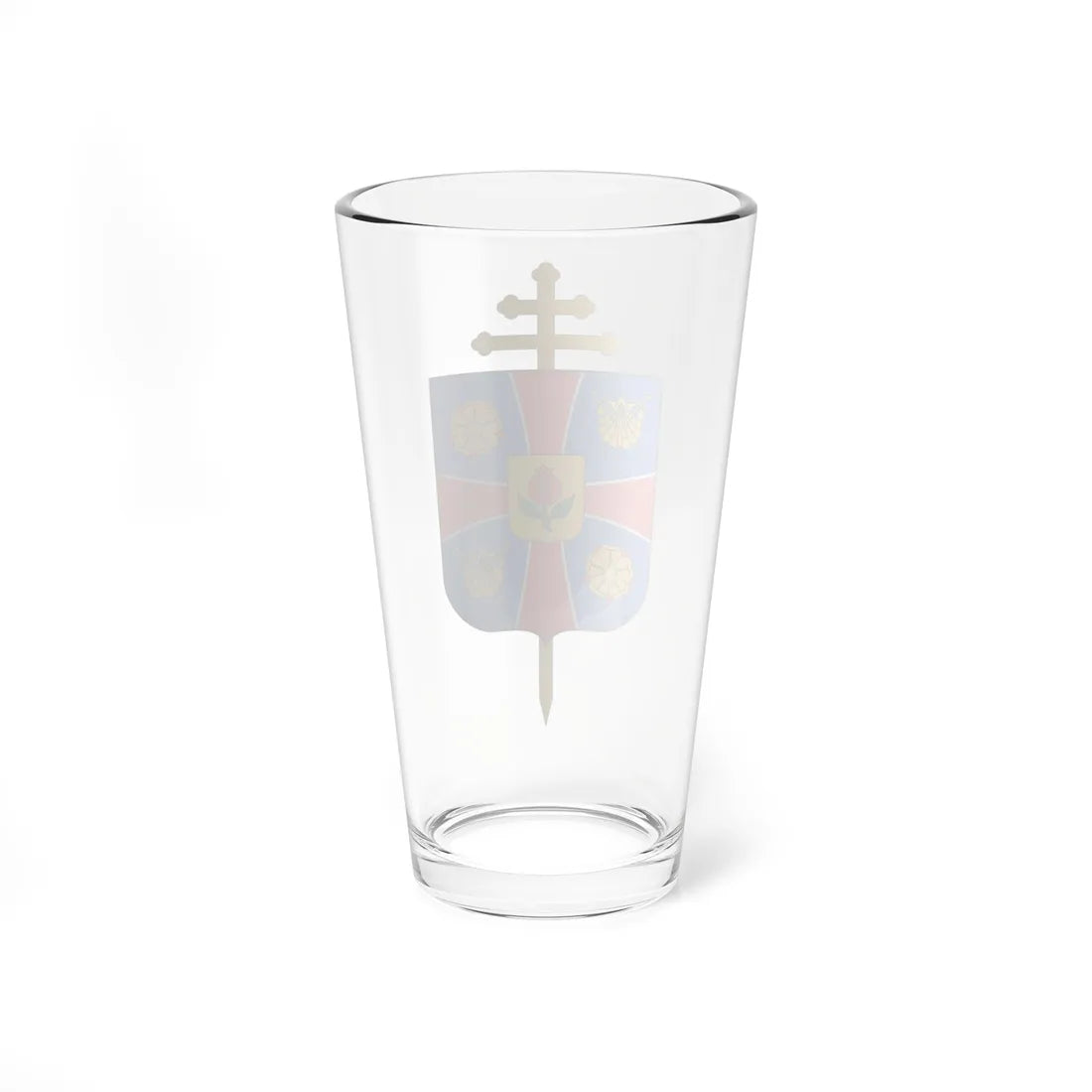 Escudo de la Arquidiócesis de Tunja (Colombia) (Coat of Arms) Pint Glass 16oz - Go Mug Yourself