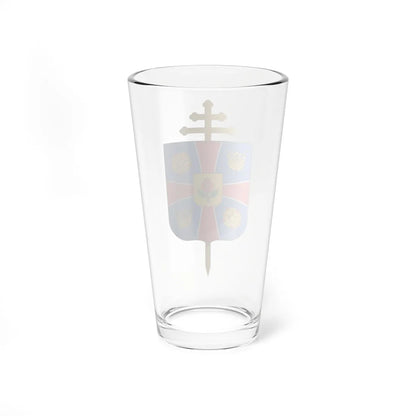 Escudo de la Arquidiócesis de Tunja (Colombia) (Coat of Arms) Pint Glass 16oz - Go Mug Yourself