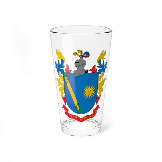 Escudo de La Calera Cundinamarca (Colombia) (Coat of Arms) Pint Glass 16oz 16oz - Go Mug Yourself