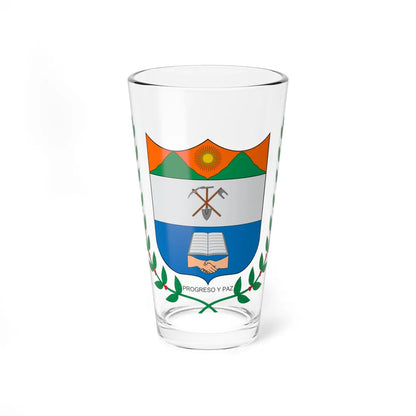 Escudo de La Celia Risaralda (Colombia) (Coat of Arms) Pint Glass 16oz 16oz - Go Mug Yourself