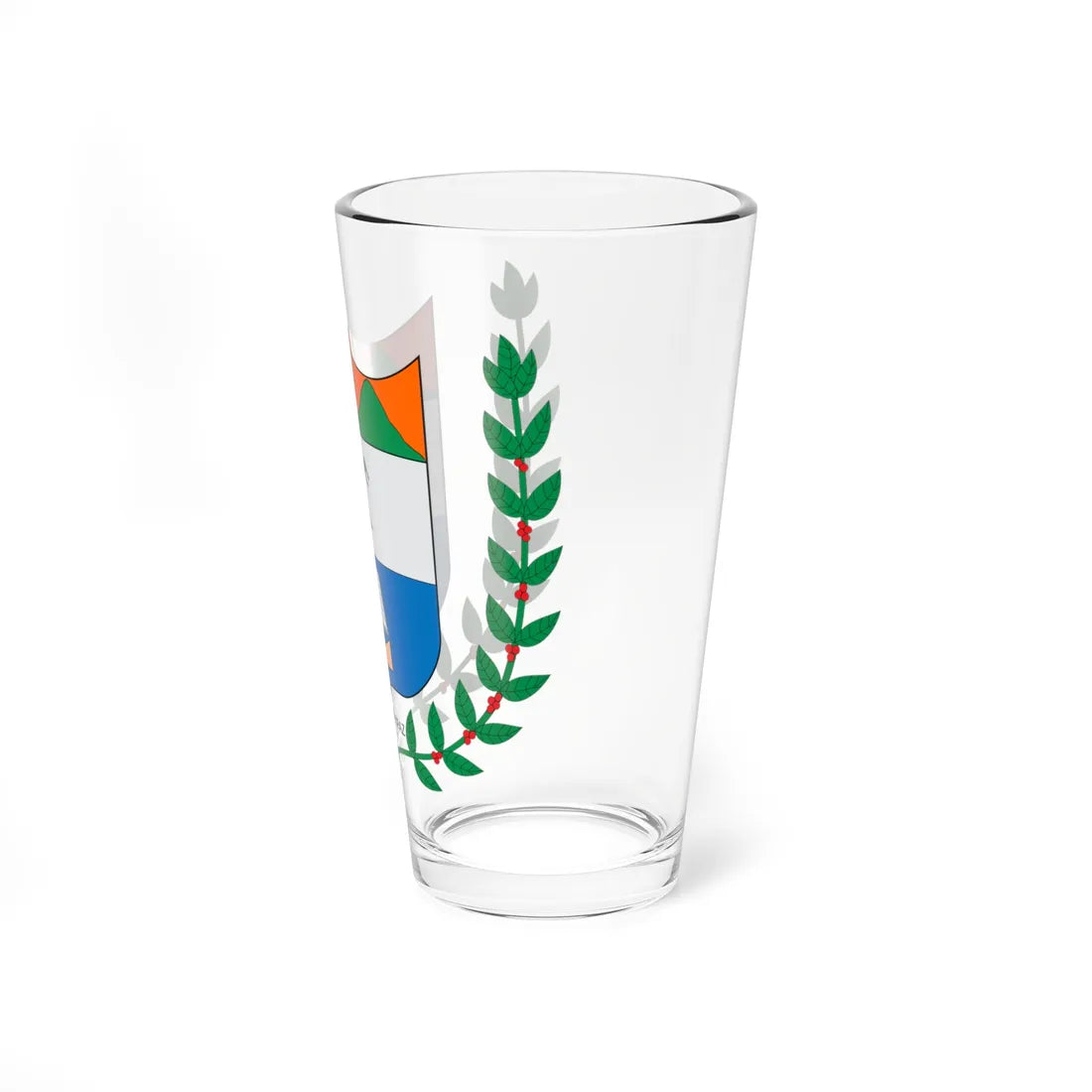 Escudo de La Celia Risaralda (Colombia) (Coat of Arms) Pint Glass 16oz - Go Mug Yourself
