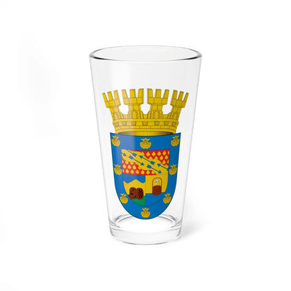 Escudo de La Cisterna (Chile) (Coat of Arms) Pint Glass 16oz 16oz - Go Mug Yourself