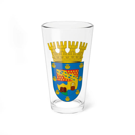 Escudo de La Cisterna (Chile) (Coat of Arms) Pint Glass 16oz 16oz - Go Mug Yourself
