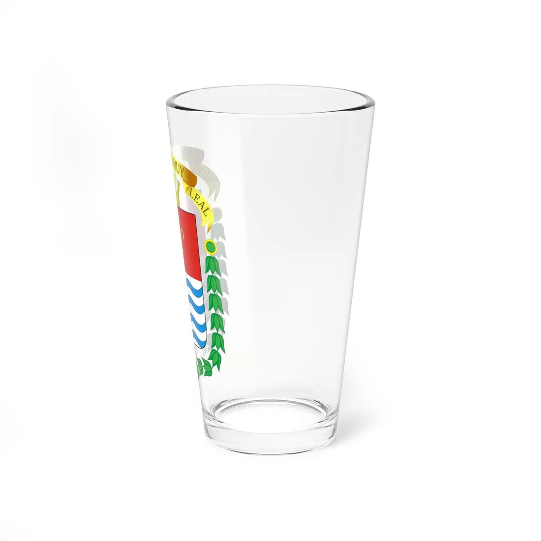 Escudo de la Ciudad de Barinas (Venezuela) (Coat of Arms) Pint Glass 16oz - Go Mug Yourself