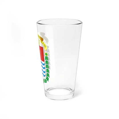Escudo de la Ciudad de Barinas (Venezuela) (Coat of Arms) Pint Glass 16oz - Go Mug Yourself