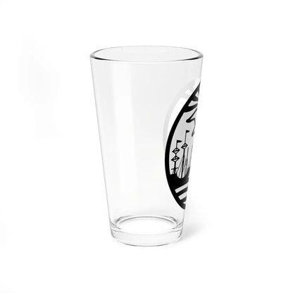 Escudo de la Ciudad de Buenos Aires (Argentina) (Coat of Arms) Pint Glass 16oz - Go Mug Yourself