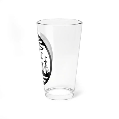 Escudo de la Ciudad de Buenos Aires (Argentina) (Coat of Arms) Pint Glass 16oz - Go Mug Yourself