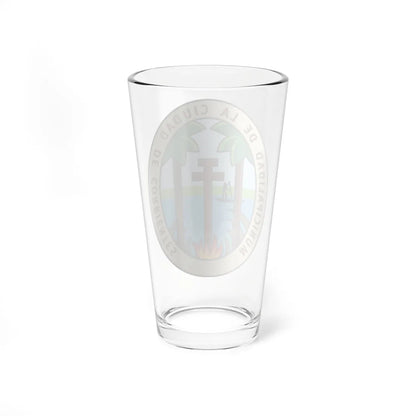 Escudo de la Ciudad de Corrientes (Argentina) (Coat of Arms) Pint Glass 16oz - Go Mug Yourself