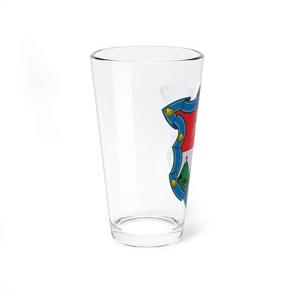 Escudo de la Ciudad de Guatemala (Guatemala) (Coat of Arms) Pint Glass 16oz - Go Mug Yourself