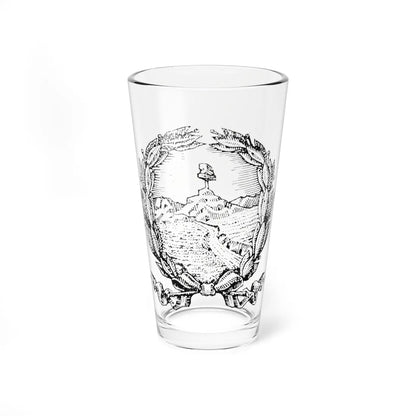 Escudo de la Ciudad de Mendoza (Argentina) (Coat of Arms) Pint Glass 16oz 16oz - Go Mug Yourself
