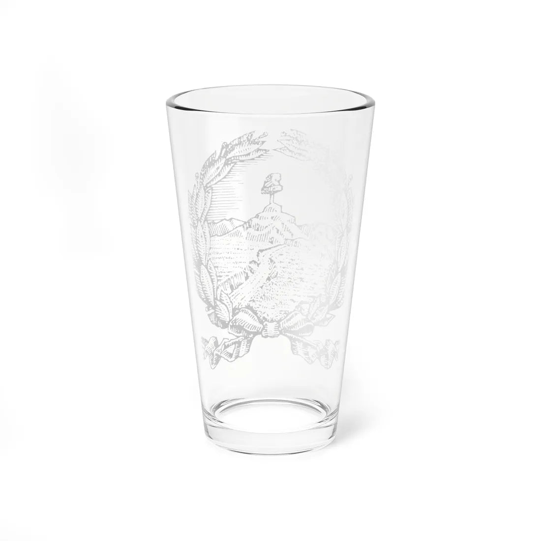 Escudo de la Ciudad de Mendoza (Argentina) (Coat of Arms) Pint Glass 16oz - Go Mug Yourself