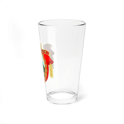 Escudo de la Ciudad de San Marcos (Costa Rica) (Coat of Arms) Pint Glass 16oz - Go Mug Yourself