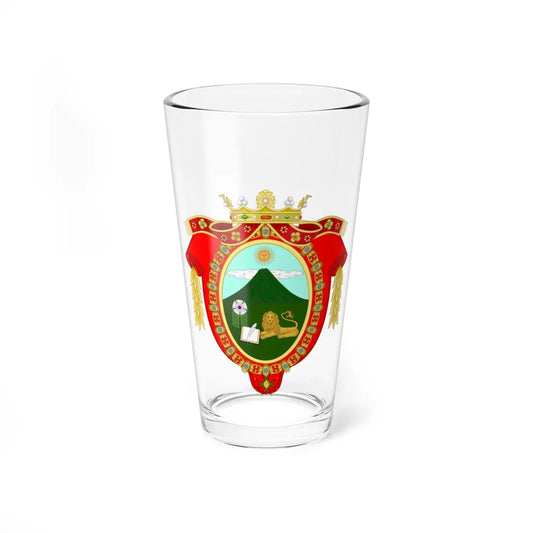 Escudo de la Ciudad de San Marcos (Guatemala) (Coat of Arms) Pint Glass 16oz 16oz - Go Mug Yourself