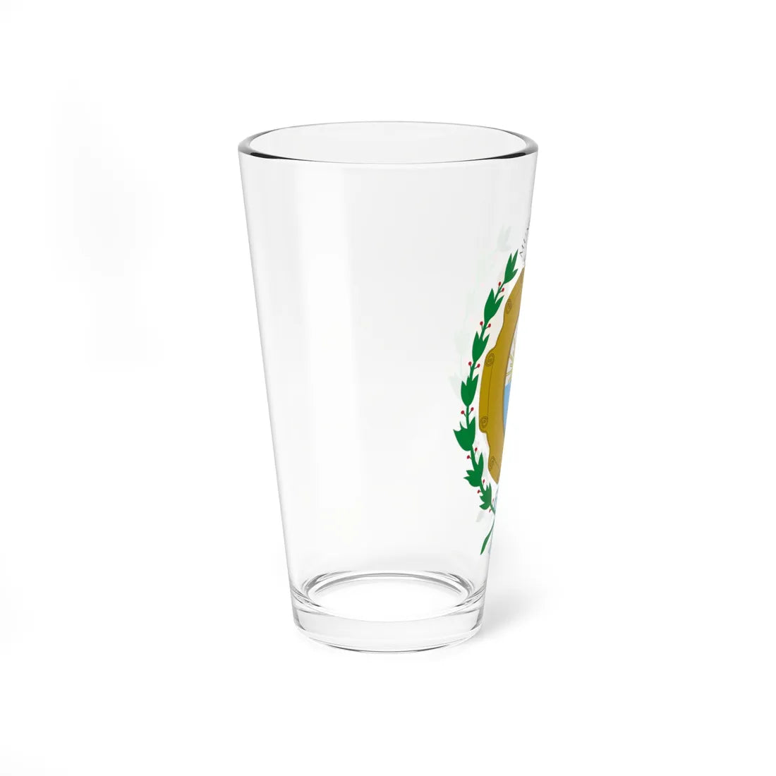 Escudo de la Ciudad de Santa Fe Argentina (Argentina) (Coat of Arms) Pint Glass 16oz - Go Mug Yourself