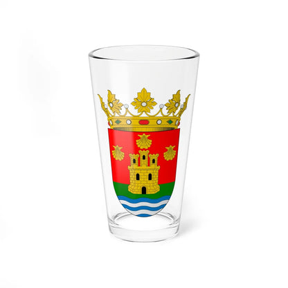 Escudo de la Ciudad de Santiago del Estero (Equatorial Guinea) (Coat of Arms) Pint Glass 16oz 16oz - Go Mug Yourself