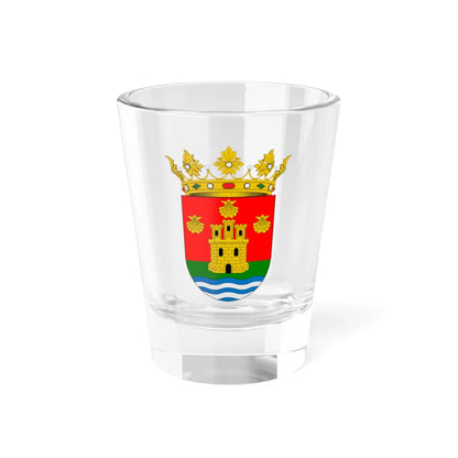 Escudo de la Ciudad de Santiago del Estero (Equatorial Guinea) (Coat of Arms) Shot Glass 1.5oz 1.5oz - Go Mug Yourself