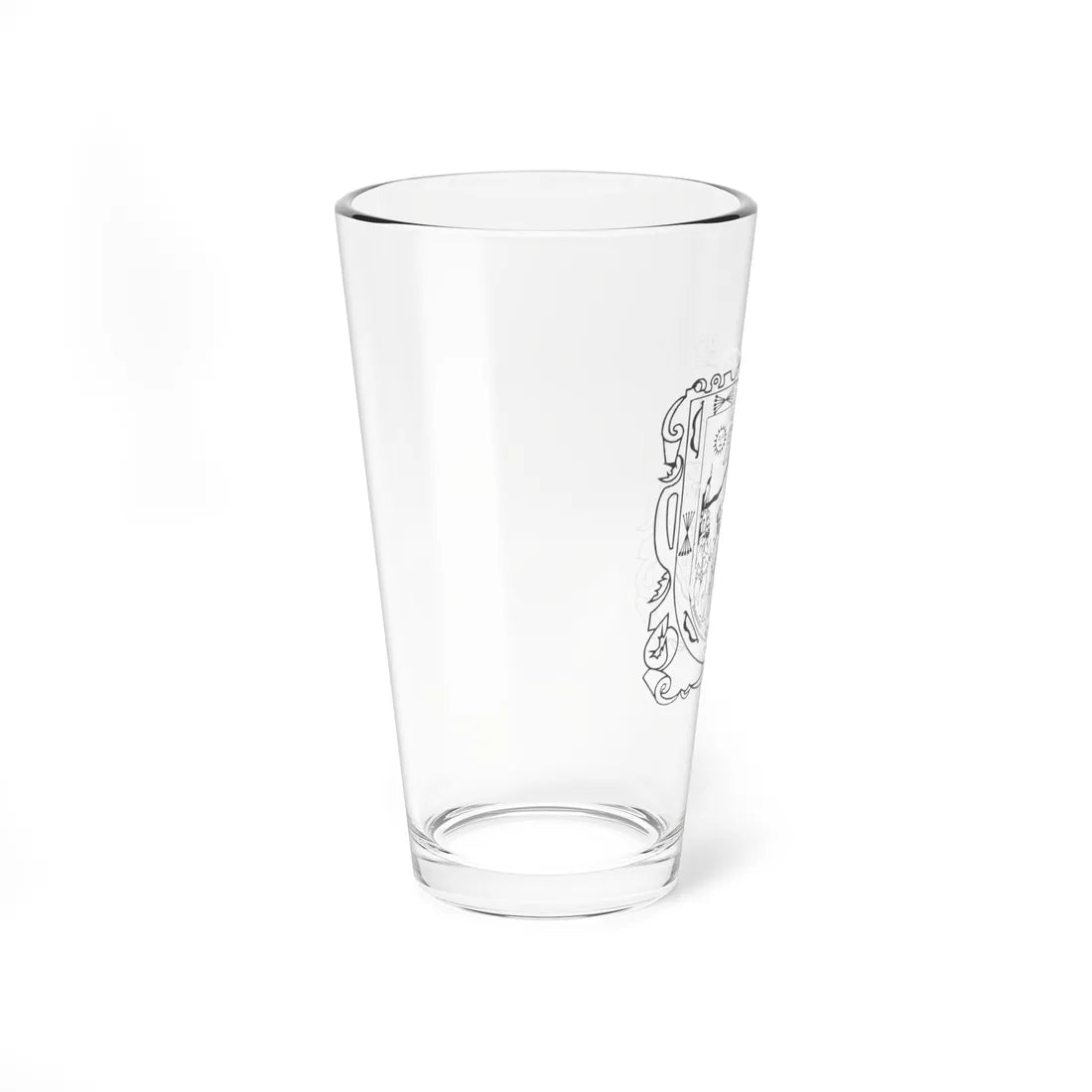 Escudo de la ciudad Zacatecas (Mexico) (Coat of Arms) Pint Glass 16oz - Go Mug Yourself