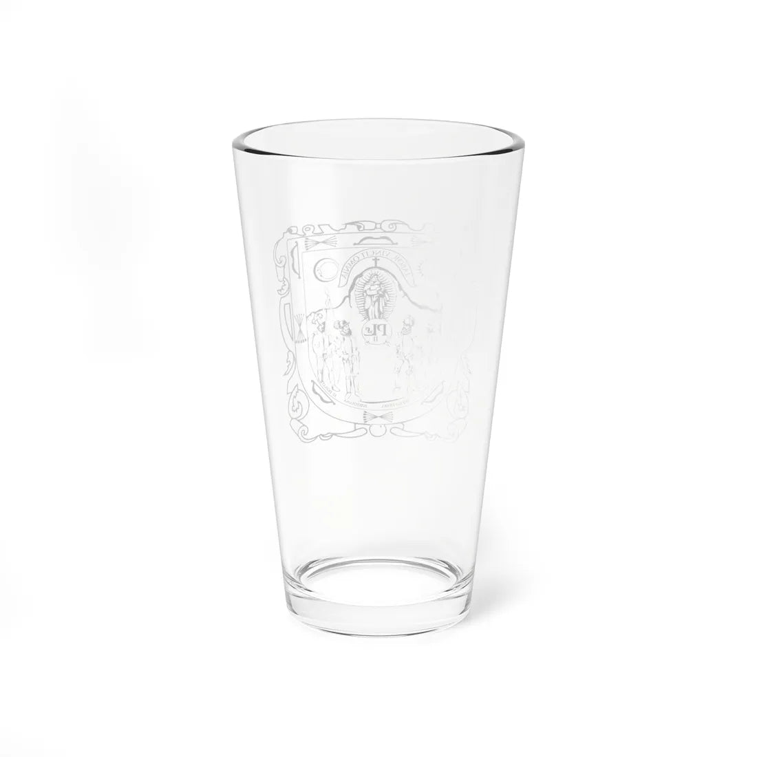 Escudo de la ciudad Zacatecas (Mexico) (Coat of Arms) Pint Glass 16oz - Go Mug Yourself