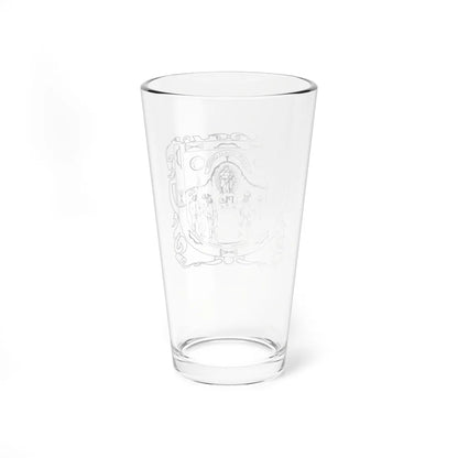 Escudo de la ciudad Zacatecas (Mexico) (Coat of Arms) Pint Glass 16oz - Go Mug Yourself