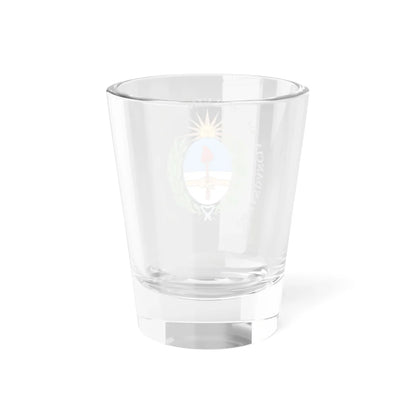 Escudo de la Comandancia de las Islas Malvinas y Adyacentes en el Cabo de Hornos (Argentina) (Coat of Arms) Shot Glass 1.5oz - Go Mug Yourself