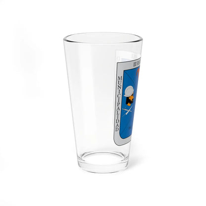 Escudo de la comuna de Diego de Almagro (Chile) (Coat of Arms) Pint Glass 16oz - Go Mug Yourself