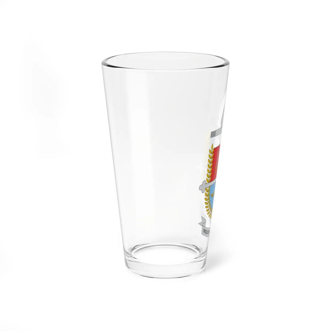 Escudo de la Diócesis Castrense de Colombia (Colombia) (Coat of Arms) Pint Glass 16oz - Go Mug Yourself