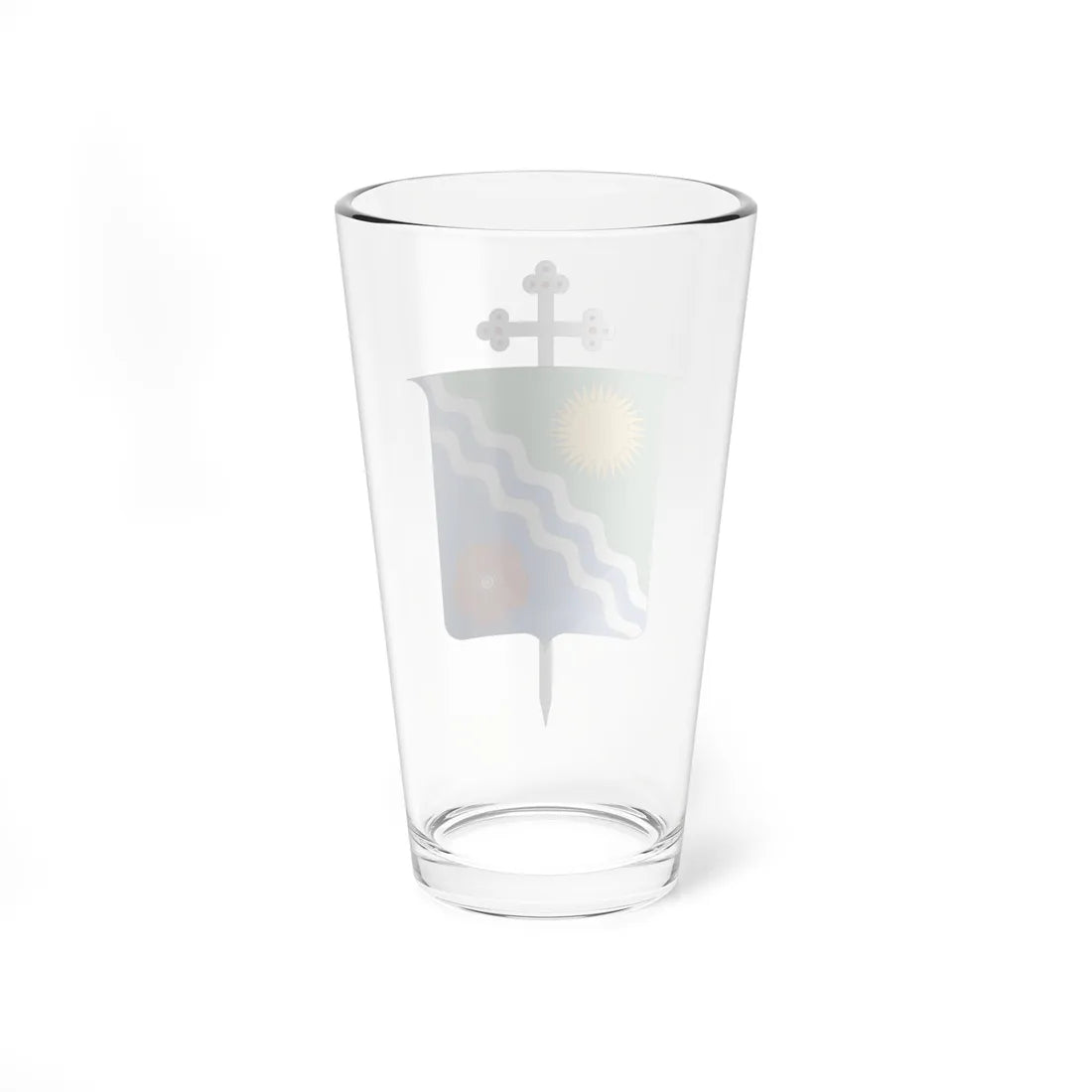Escudo de la Diócesis de Apartadó (Colombia) (Coat of Arms) Pint Glass 16oz - Go Mug Yourself