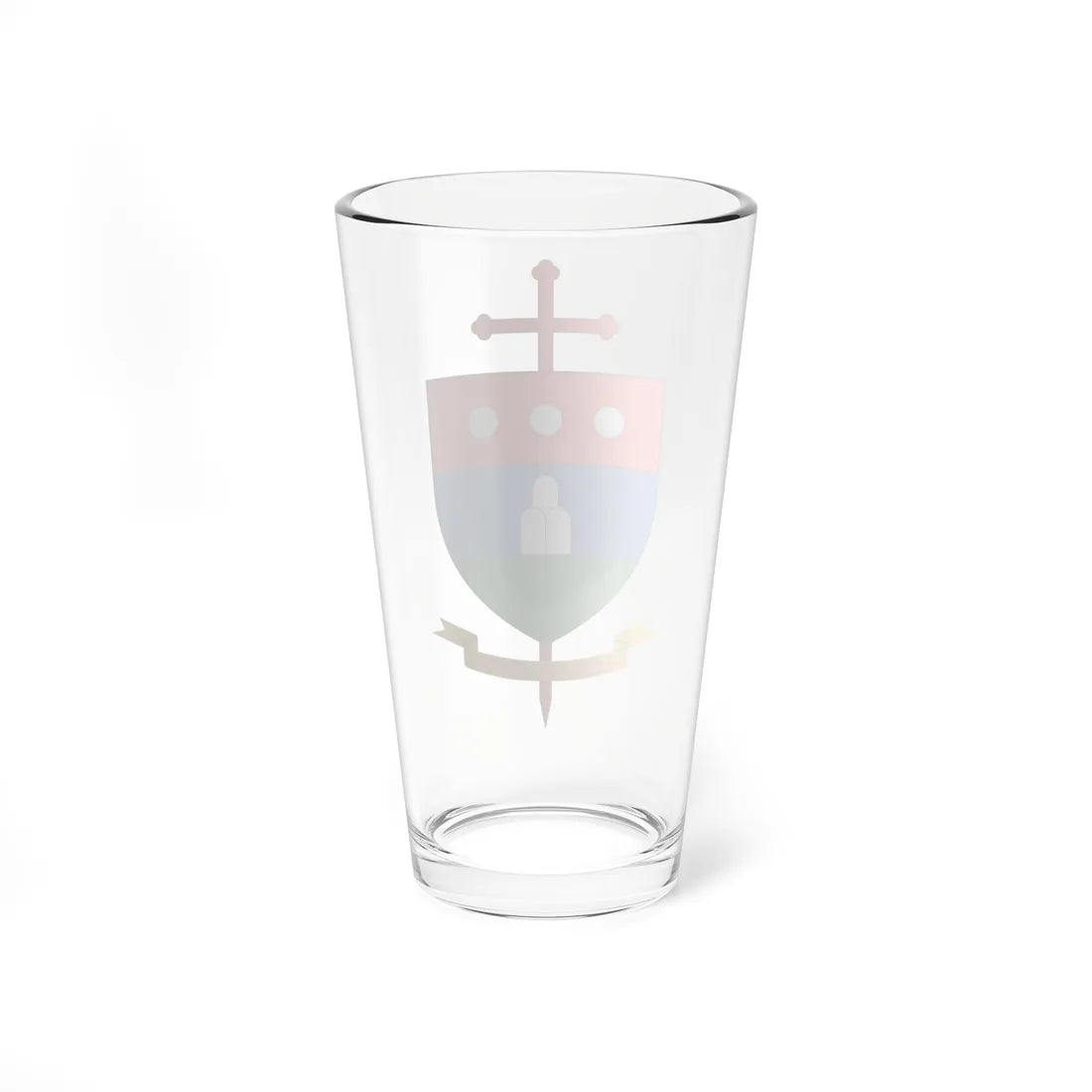 Escudo de la Diócesis de Arauca (Colombia) (Coat of Arms) Pint Glass 16oz - Go Mug Yourself