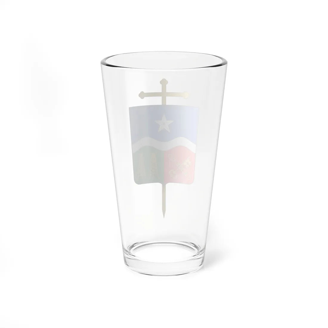 Escudo de la Diócesis de Barrancabermeja (Colombia) (Coat of Arms) Pint Glass 16oz - Go Mug Yourself