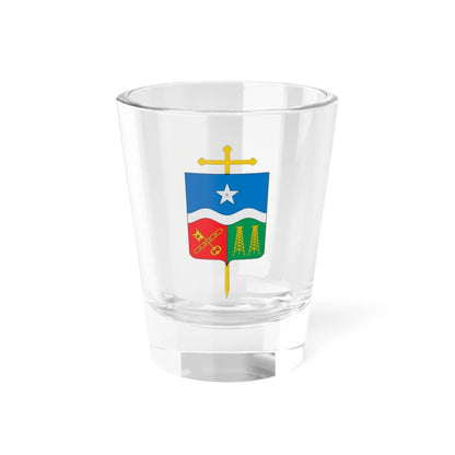 Escudo de la Diócesis de Barrancabermeja (Colombia) (Coat of Arms) Shot Glass 1.5oz 1.5oz - Go Mug Yourself