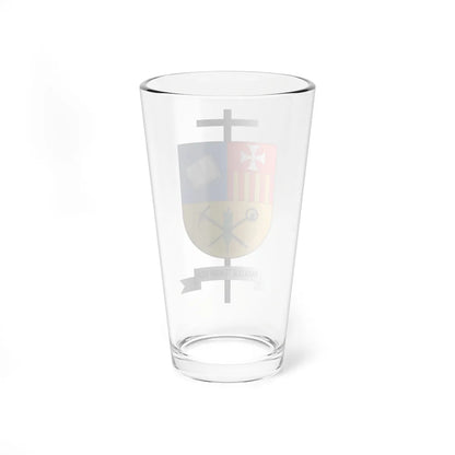 Escudo de la Diócesis de Caldas (Colombia) (Coat of Arms) Pint Glass 16oz - Go Mug Yourself